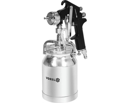 Краскораспылитель HVLP ниж. бачок 1000мл, VOREL