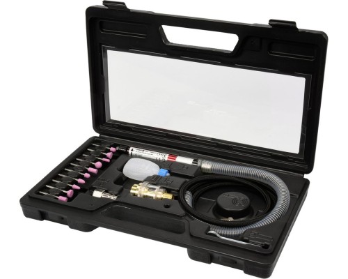 Пневмошлифмашина мини в наборе, VOREL