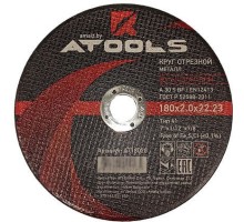 ATOOLS Круг отрезной по металлу  41 14А 180 2,0 22,23, AT18020, 4811004000165 (Украина)