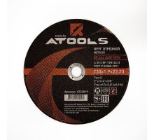 ATOOLS Круг отрезной по металлу  41 14А 230 1,6 22,23, AT23016, 4811004000196 (Украина)