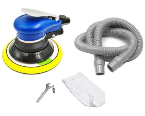 Шлифмашинка эксцентриковая пневматическая 150ммx5мм 960гр, AWTOOLS