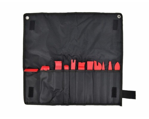 AWTOOLS Набор съемников нейлоновых для обивки (11 предметов), рулонный кейс, AW17311