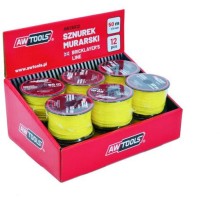 Шнур-причалка каменщика на катушке 50м желтый (полипропилен 1,5мм), AW26512 AWTOOLS