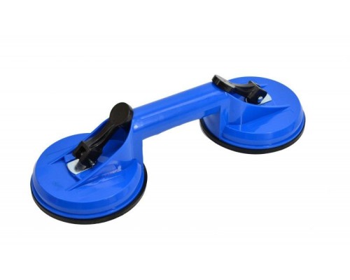 Держатель-присоска для стекол двойной, пластик. корпус, 2х120мм, 80кг, AWTOOLS