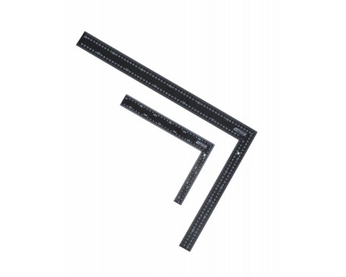 Угольник стальной столярный черный Awtools 400X600X2 мм AW29833