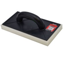 AWTOOLS Терка шлифовальная пластмассовая 270х130 мм, плотная белая губка 25 мм