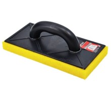 AWTOOLS Терка шлифовальная пластмассовая 270х130 мм, мягкая желтая губка 25 мм