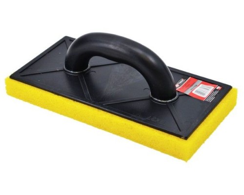 AWTOOLS Терка шлифовальная пластмассовая 270х130 мм, мягкая желтая губка 25 мм