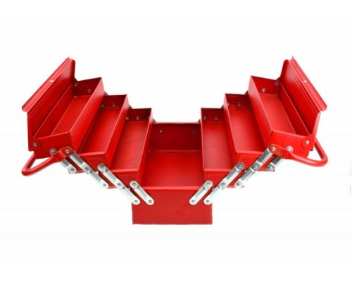 AWTOOLS Ящик инструментальный металлический 7 секций/530x200x250мм, AW30990