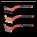 AWTOOLS  Набор мини-щёток проволочных 3шт (нейлон, латунь, нержавеющая сталь), 180мм, щетина 3 ряда 15мм