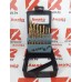 Набор сверл титановых по металлу 1.0-10.0мм (19шт.), HSS-TiN, AWTOOLS AW42319