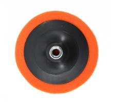 AWTOOLS Диск полировальный 150х45мм, М14, губка средней жесткости, цвет оранжевый (для финишных полировальных работ), AW57121, 5903041037972