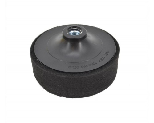 ПОЛИРОВАЛЬНЫЙ ДИСК / МЯГКАЯ ГУБКА 180x45мм M14 / ЧЕРНЫЙ