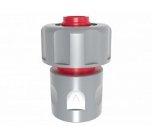 Соединитель пластмассовый, быстросъемный для шланга 3/4" (40шт/картон.коробка), AW61001 AWTOOLS