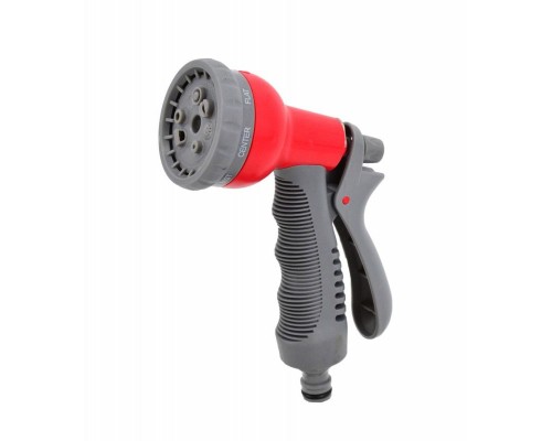 Пистолет распылитель, пластиковый, 8 режимов полива, курок сзади, AWTOOLS