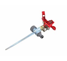 Разбрызгиватель импульсный, из нержавеющей стали, со штырем, 360 градусов, 24м, 17л/мин AWTOOLS