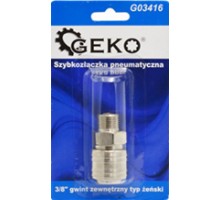 G03416 Муфта быстросъемная ("мама"), внешняя резьба M3/8, GEKO, 5901477153280 (CN)