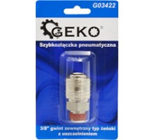 G03422 Муфта быстросъемная ("мама"), внешняя резьба M3/8 с уплотнителем, GEKO