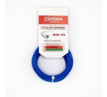 ATOOLS Леска триммерная сечение круг диаметр 1,6 катушка 15 м., ЛТ-016015
