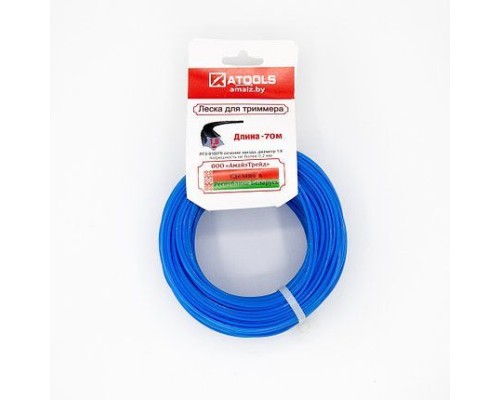 ATOOLS Леска триммерная сечение звезда диаметр 1,6, бобина 70 м., ЛТЗ-016070