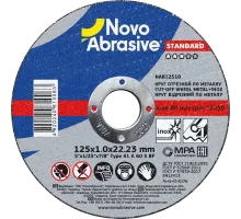 Круг отрезной по металлу NOVOABRASIVE Standard 125 x 1.0 x 22.23