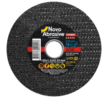 Круг отрезной по металлу NOVOABRASIVE Extreme 125 x 1.2 x 22.23