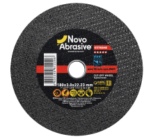 Круг отрезной по металлу NOVOABRASIVE Extreme 180 x 3.0 x 22.23