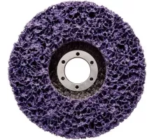 NOVOABRASIVE Круг шлифовальный из нетканного материала Clean&Strip disc 125мм, фиолетовый (PROFI), NAPCS125, 4820240810384 (CN)