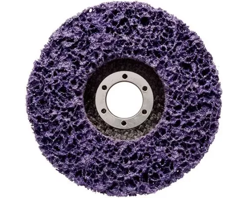 Круг зачистной коралловый NOVOABRASIVE 125 х 22,23 мм, фиолетовый