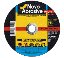 Круг отрезной по металлу NOVOABRASIVE Profi 180 x 2.5 x 22.23