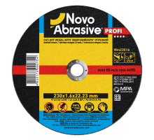 Круг отрезной по металлу NOVOABRASIVE Profi 230 x 1.6 x 22.23