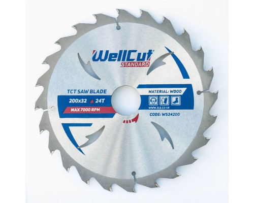 Пильный диск WellCut Standard 200х32 мм, 24T