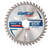 Пильный диск WellCut Standard 125х22.2 мм, 40T