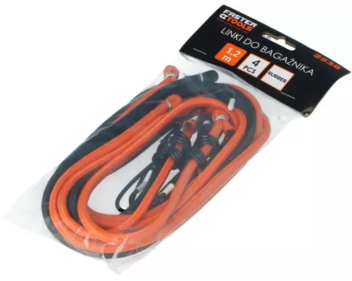 FASTER TOOLS Трос для крепления груза - 4 шт. 1,2 m