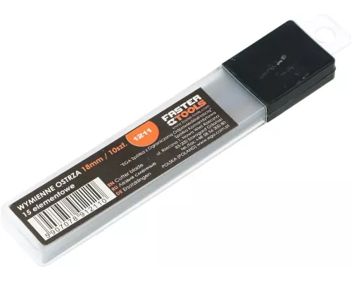 FASTER TOOLS Лезвия сменные 18 mm / 10 pcs FASTER TOOLS Лезвия сменные 18 mm / 10 pcs