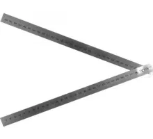 Линейка нержавеющая складная 610мм. "Vorel"