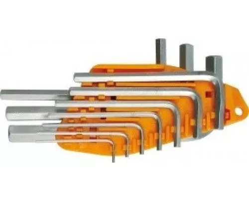 Ключи шестигранные 1,5-10мм (набор 10шт.) CrV 