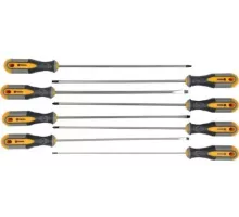 Отвёртки длинные 325мм (набор 8шт.) CrV "Vorel"