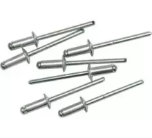 Заклепка алюминиевая 4,8х6,4мм (50шт) "Vorel"