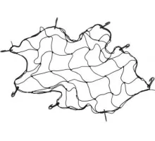 82261 Сетка в багажник 90х90см, VOREL, 5906083060953 (CN)