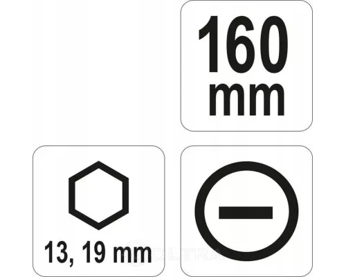  Универсальный ключ для бензинового инструмента 160мм Flo 79869