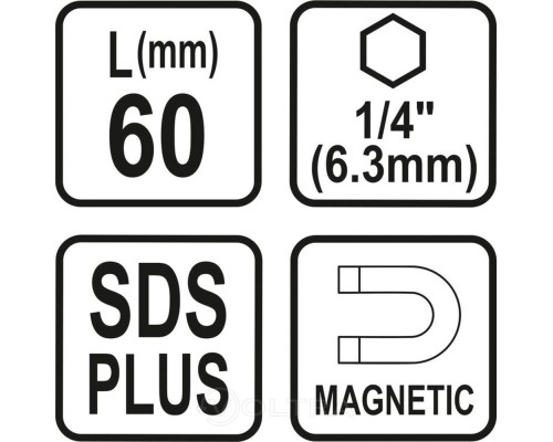  Держатель SDS+ для бит 1/4