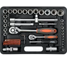 Набор инструмента 1/2", 1/4" (72пр.) L Sthor 58705