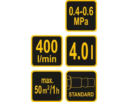  Штукатурный пистолет-ковш хоппер для нанесения смеcей на потолок Vorel 09903