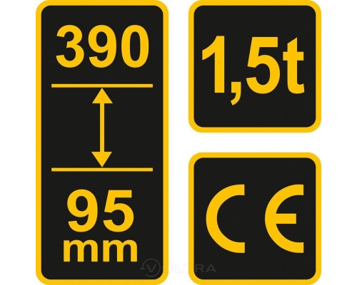 Домкрат механический ромбовый 1.5т. Vorel 80252