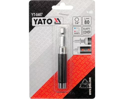  Держатель магнитный 80мм для бит 1/4