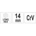  Ключ шестигранник 14х57х236мм CrV Yato YT-05444