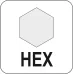  Ключ c T-образной ручкой HEX 2.5мм 13х76х100мм Yato YT-05571