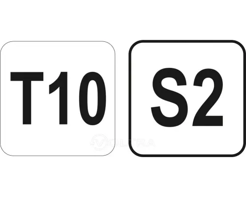  Ключ c T-образной ручкой T10 13х76х100мм S2 Yato YT-05603