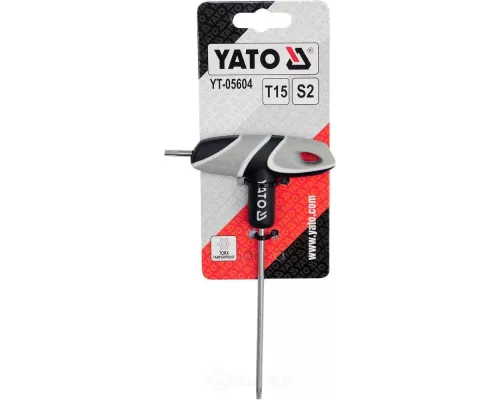  Ключ c T-образной ручкой T15 13х76х100мм S2 Yato YT-05604